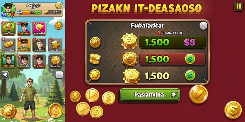 Tampilan antarmuka utama 988SPIN yang menarik.