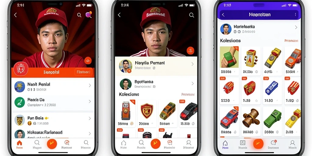 Tampilan grafis luar angkasa yang mengagumkan.