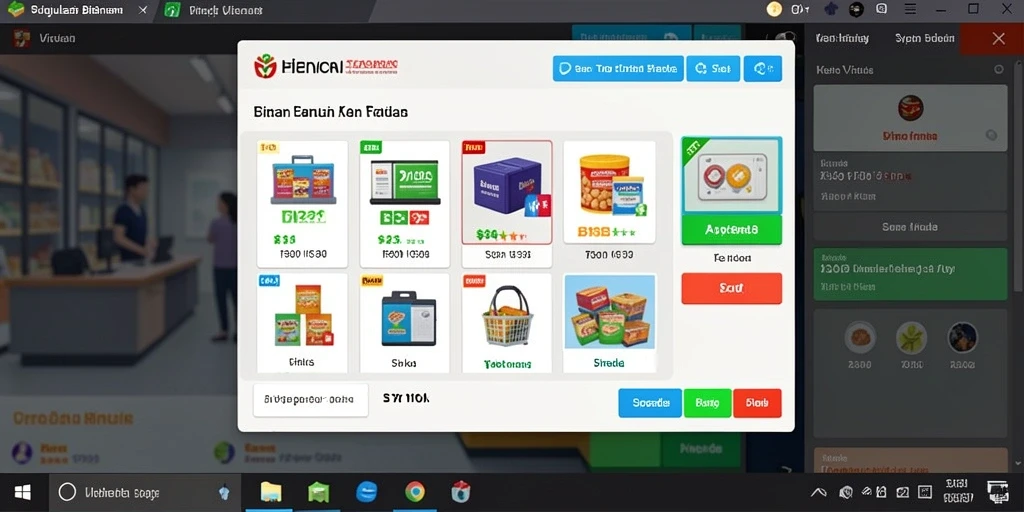 Tampilan antarmuka IDAGAME yang sederhana dan intuitif.