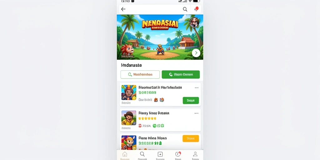Screenshot menampilkan grafik permainan yang memukau.