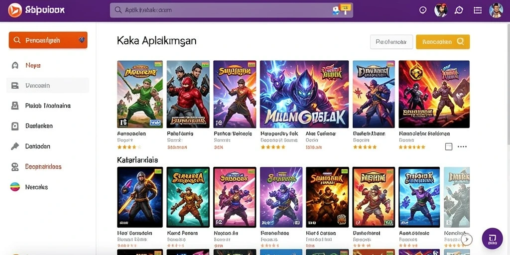 Tampilan awal yang menarik dan informatif.