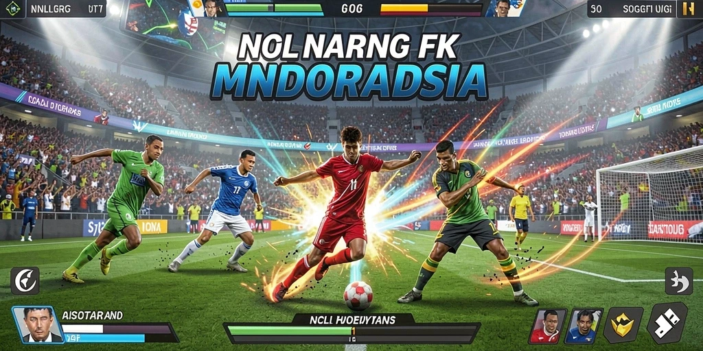 Tampilan menu utama yang penuh warna dan menarik.