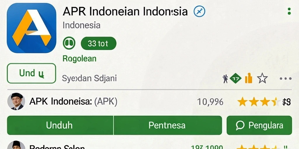 Tampilan awal game yang menarik dan mudah dinavigasi.