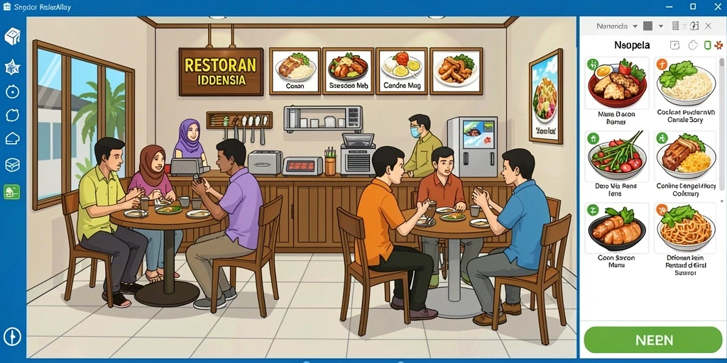 Tampilan antarmuka yang intuitif dan menarik.