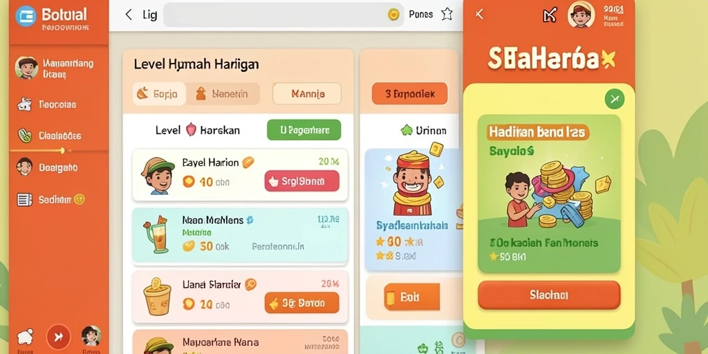 Tampilan antarmuka yang user-friendly.