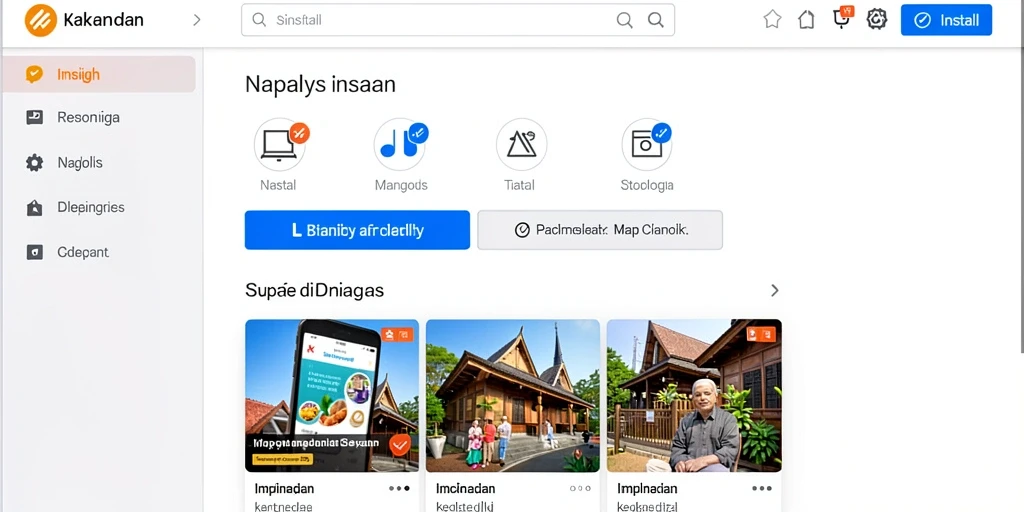 Tampilan awal RAJABOTAK yang menarik dan intuitif.