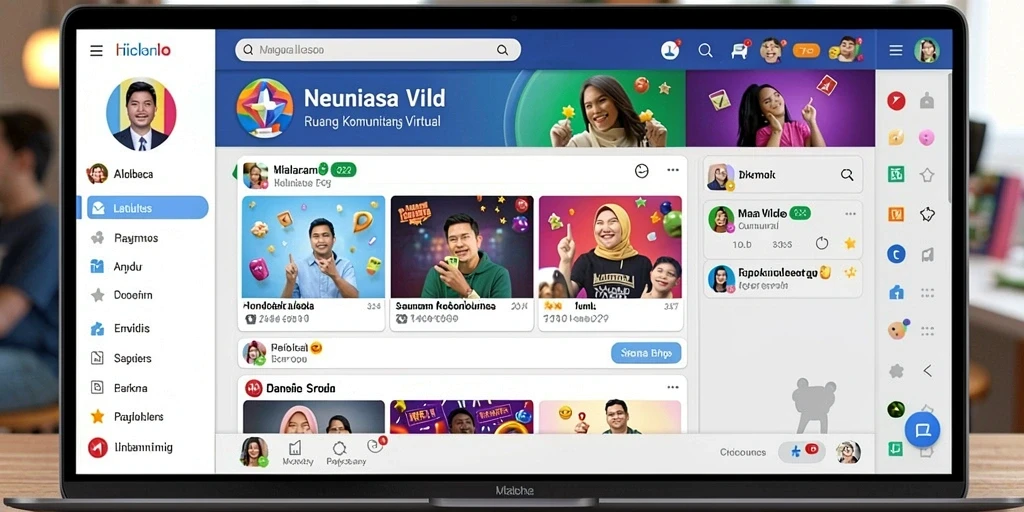 Tampilan antarmuka yang intuitif dan menarik.