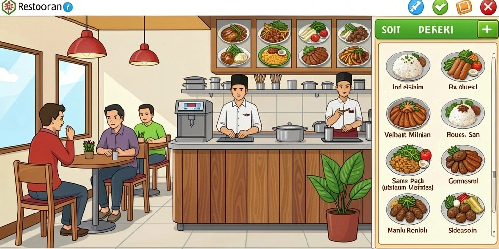 Tampilan menu utama SR996 yang menarik dan informatif.