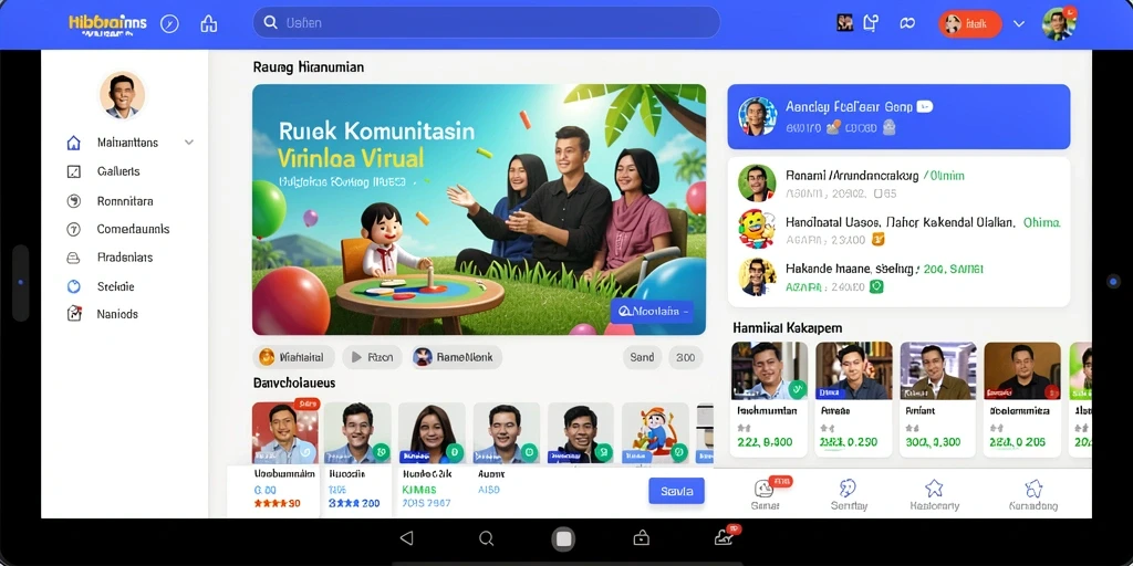 Tampilan antarmuka yang sederhana dan intuitif.