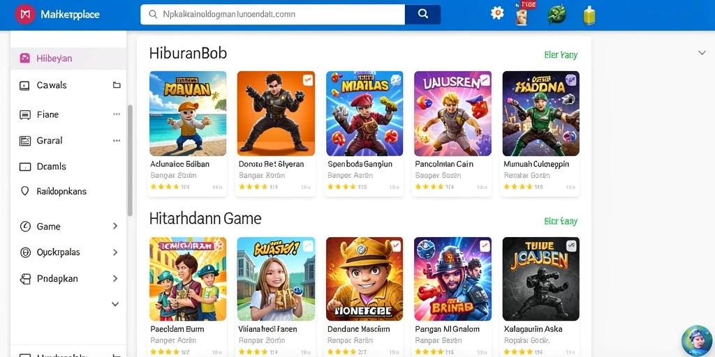 Screenshot menunjukkan karakter yang beraksi dalam pertarungan epik.