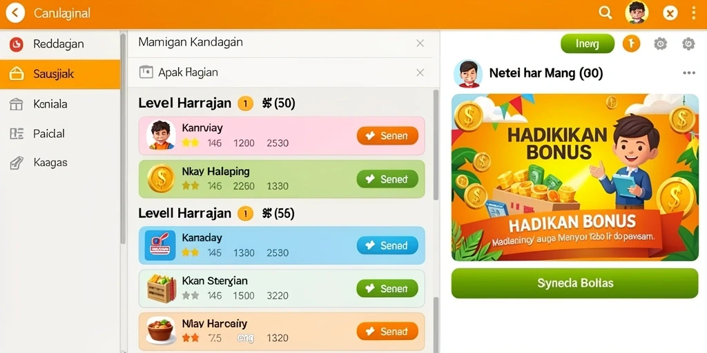 Tampilan menarik dengan grafik berkualitas tinggi.